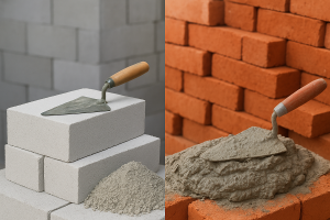 Perbedaan Perekat Bata Ringan dengan Semen Biasa